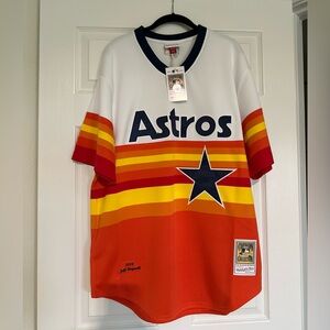 Jeff Bagwell Houston Astros White 2004 Authentic Alternate Jersey size 48(XL)